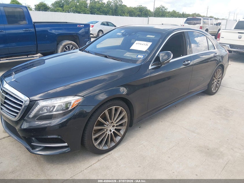2015 Mercedes-benz S-klasse VIN WDDUG8CB5FA115792 IAAI salvage auction — FRONT END, Salvage Title, sold $25 on 2026-08-07 (photo 2)