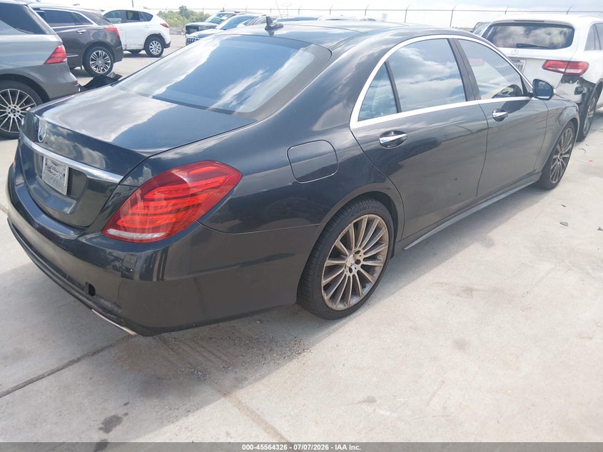2015 Mercedes-benz S-klasse VIN WDDUG8CB5FA115792 IAAI salvage auction — FRONT END, Salvage Title, sold $25 on 2026-08-07 (photo 4)