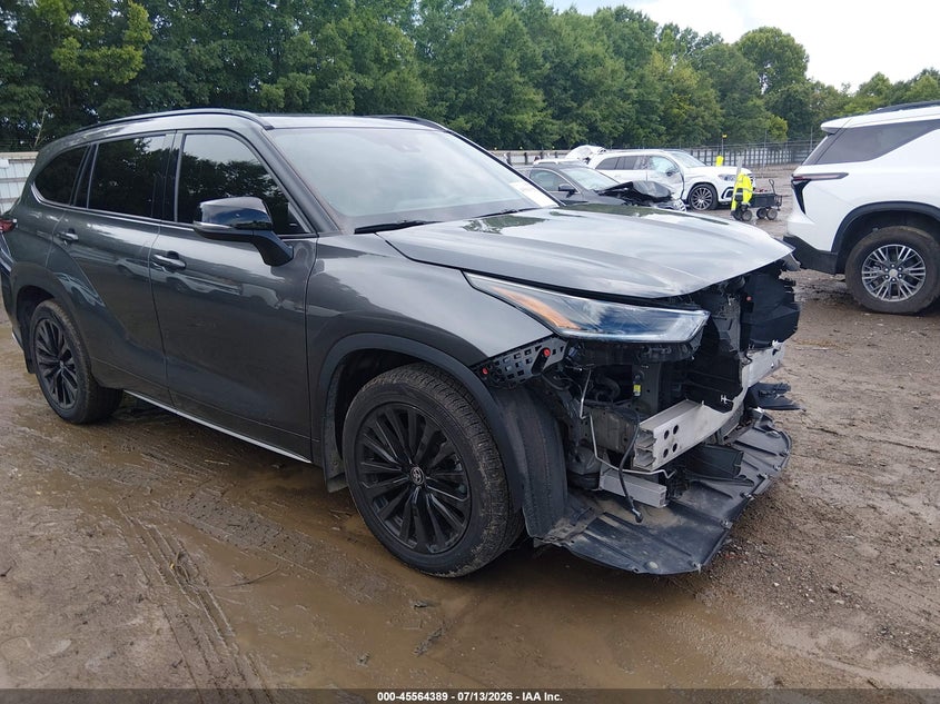 2023 Toyota Highlander VIN 5TDKDRBH8PS509443 IAAI salvage auction — FRONT END, Salvage (Tennessee), sold $16,100 on 2026-07-29 (photo 1)