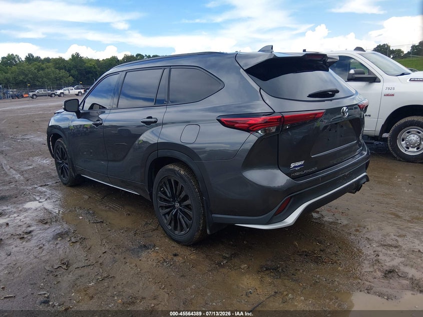 2023 Toyota Highlander VIN 5TDKDRBH8PS509443 IAAI salvage auction — FRONT END, Salvage (Tennessee), sold $16,100 on 2026-07-29 (photo 3)