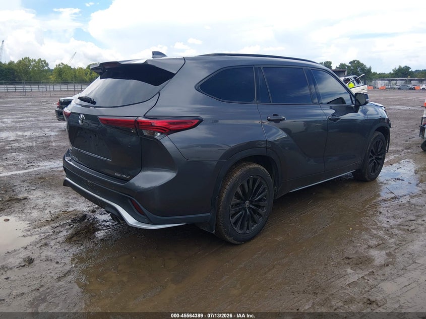 2023 Toyota Highlander VIN 5TDKDRBH8PS509443 IAAI salvage auction — FRONT END, Salvage (Tennessee), sold $16,100 on 2026-07-29 (photo 4)