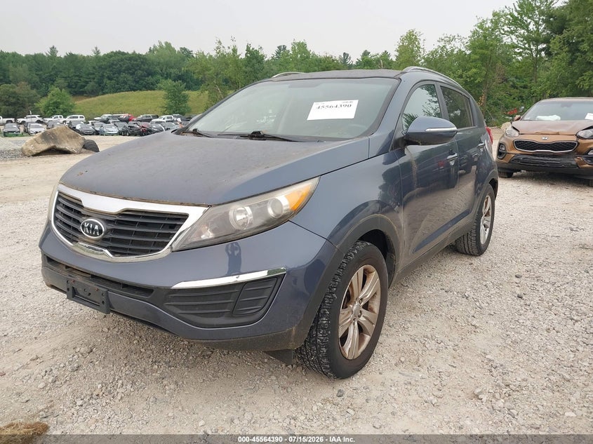 2012 Kia Sportage VIN KNDPB3A21C7263328 IAAI salvage auction — NORMAL WEAR, Clear (Massachusetts), sold $50 on 2026-07-21 (photo 2)