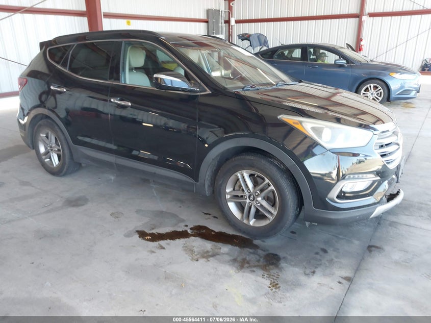 2017 Hyundai Santa fe VIN 5XYZU3LB2HG407205 IAAI salvage auction — NORMAL WEAR, Salvage Title, sold $1,625 on 2026-07-21 (photo 1)