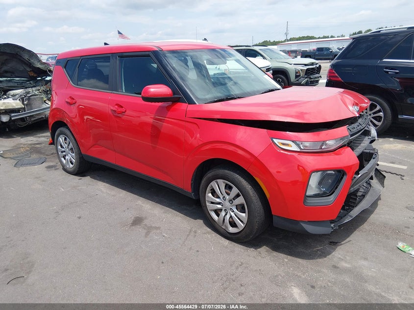 2020 Kia Soul VIN KNDJ23AU7L7722384 IAAI salvage auction — FRONT END, Salvage (North Carolina), sold $2,100 on 2026-07-30 (photo 1)