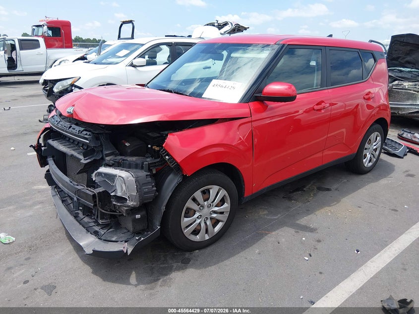 2020 Kia Soul VIN KNDJ23AU7L7722384 IAAI salvage auction — FRONT END, Salvage (North Carolina), sold $2,100 on 2026-07-30 (photo 2)