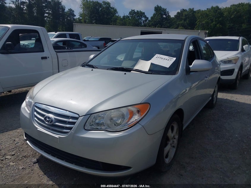 2010 Hyundai Elantra VIN KMHDU4AD0AU999577 IAAI salvage auction — NORMAL WEAR, Clear (Georgia), sold $825 on 2026-07-21 (photo 2)