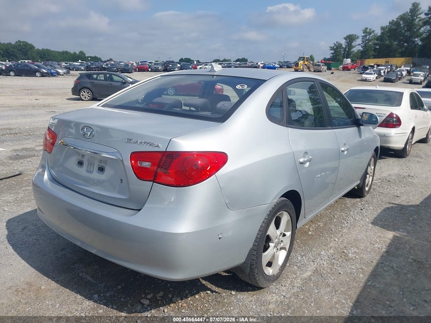 2010 Hyundai Elantra VIN KMHDU4AD0AU999577 IAAI salvage auction — NORMAL WEAR, Clear (Georgia), sold $825 on 2026-07-21 (photo 4)