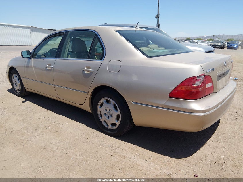 2001 Lexus Ls 430 VIN JTHBN30F510015867 IAAI salvage auction — NORMAL WEAR, Clear-Dealer Only (Arizona), sold $275 on 2026-07-28 (photo 3)
