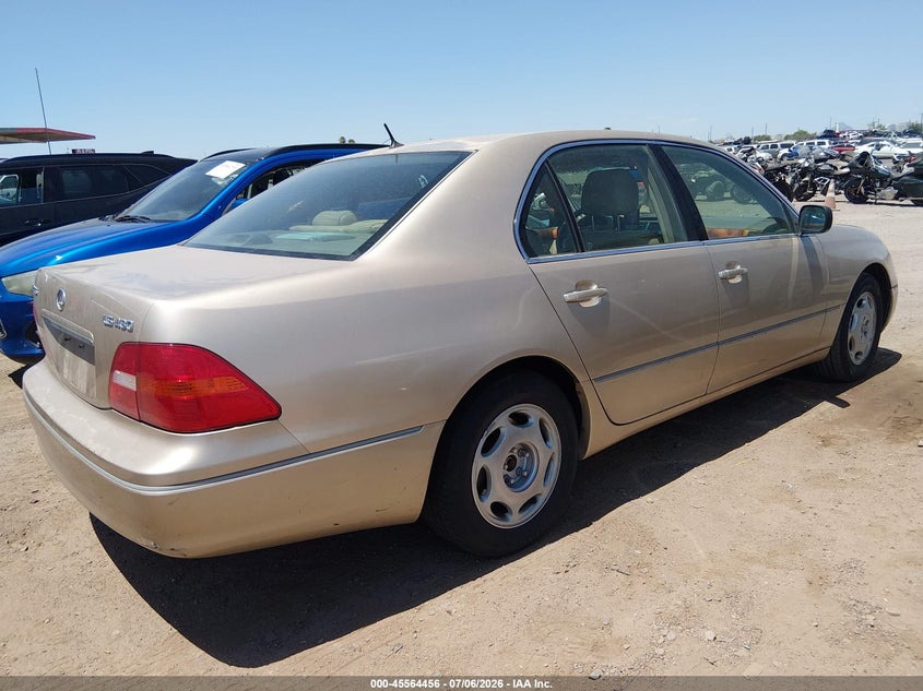 2001 Lexus Ls 430 VIN JTHBN30F510015867 IAAI salvage auction — NORMAL WEAR, Clear-Dealer Only (Arizona), sold $275 on 2026-07-28 (photo 4)