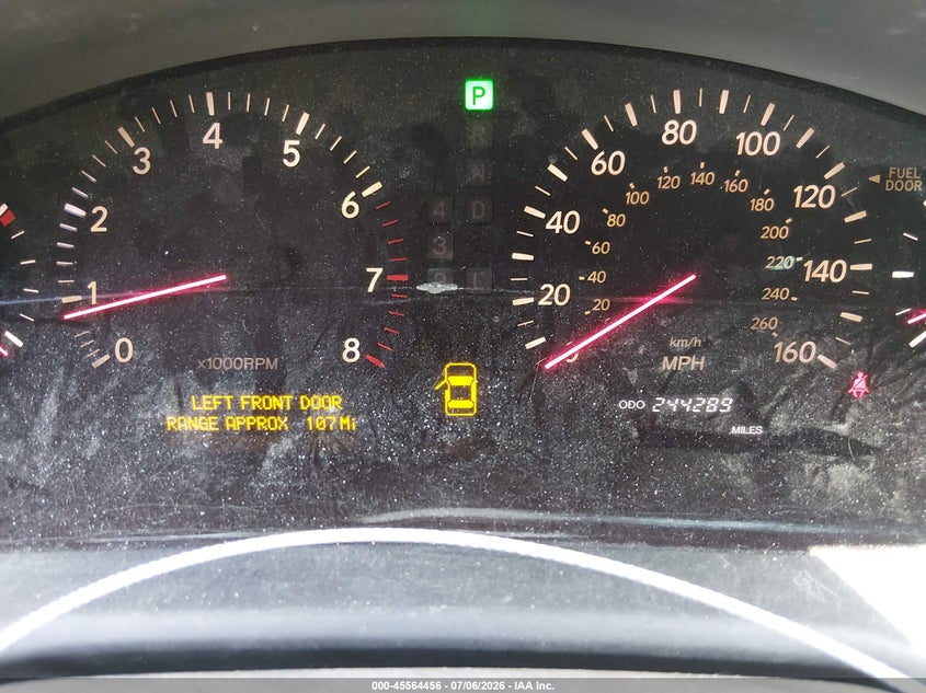2001 Lexus Ls 430 VIN JTHBN30F510015867 IAAI salvage auction — NORMAL WEAR, Clear-Dealer Only (Arizona), sold $275 on 2026-07-28 (photo 7)