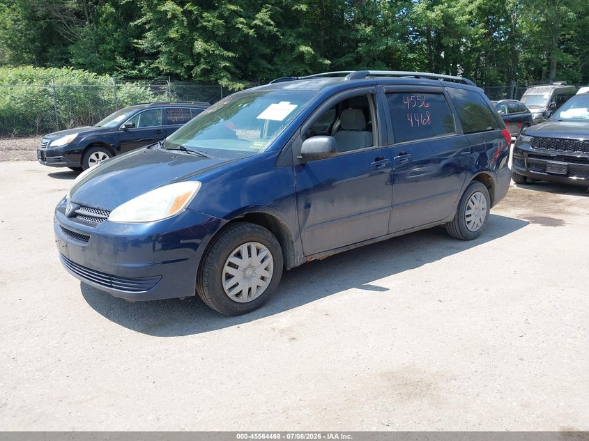 2004 Toyota Sienna VIN 5TDZA23C54S105478 IAAI salvage auction — NORMAL WEAR, Original (Maine), sold $325 on 2026-07-20 (photo 2)