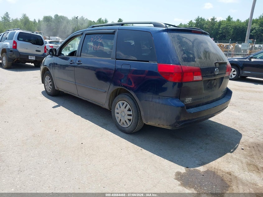 2004 Toyota Sienna VIN 5TDZA23C54S105478 IAAI salvage auction — NORMAL WEAR, Original (Maine), sold $325 on 2026-07-20 (photo 3)