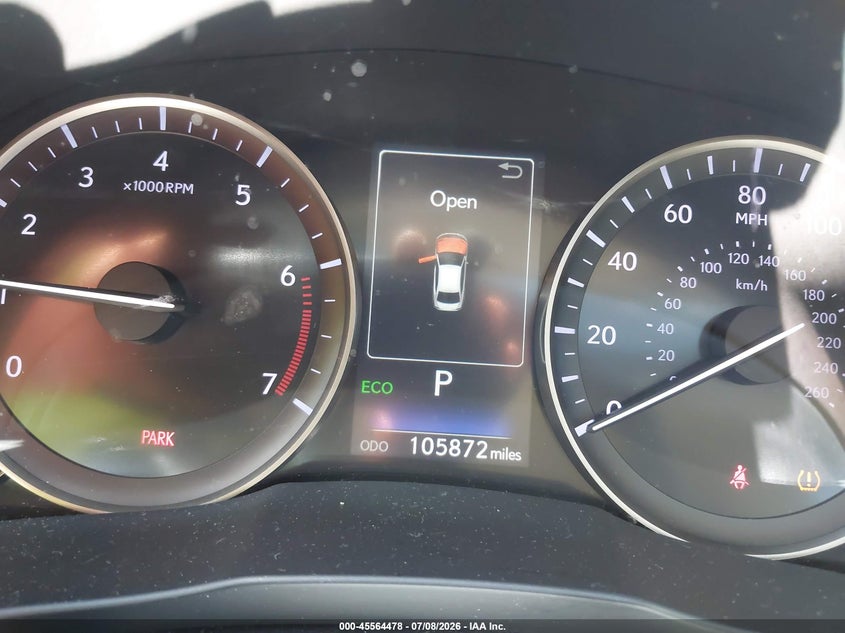 2016 Lexus ES VIN JTHBK1GG7G2236699 IAAI salvage auction — FRONT END, Salvage Title, sold $5,000 on 2026-08-01 (photo 7)