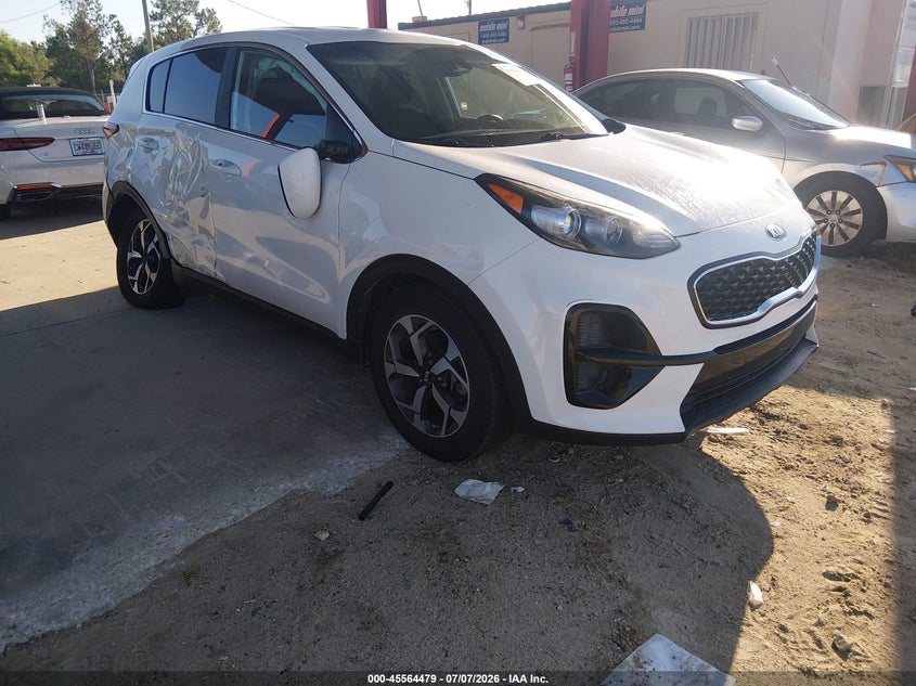 2021 Kia Sportage VIN KNDPM3AC8M7876728 IAAI salvage auction — SIDE, Certificate Of Destruction (Florida), sold $3,700 on 2026-08-02 (photo 1)