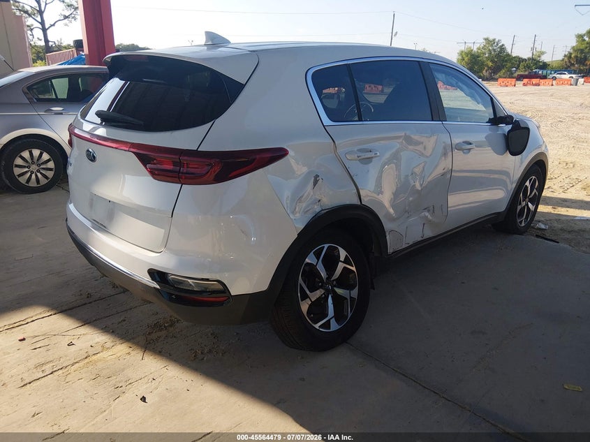 2021 Kia Sportage VIN KNDPM3AC8M7876728 IAAI salvage auction — SIDE, Certificate Of Destruction (Florida), sold $3,700 on 2026-08-02 (photo 4)