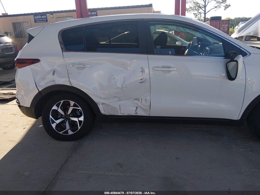 2021 Kia Sportage VIN KNDPM3AC8M7876728 IAAI salvage auction — SIDE, Certificate Of Destruction (Florida), sold $3,700 on 2026-08-02 (photo 6)
