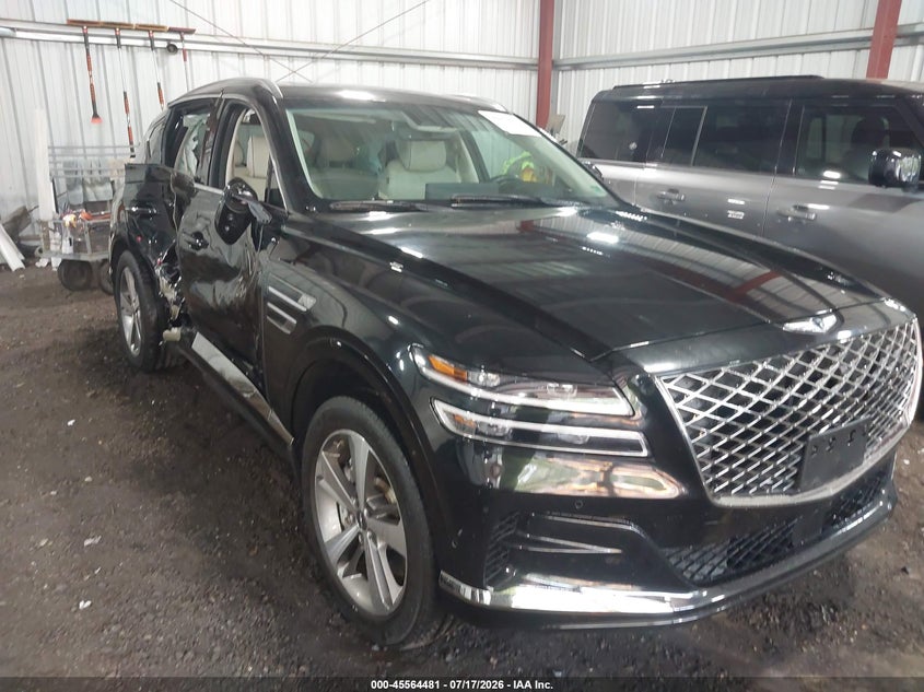 2024 Genesis Gv80 VIN KMUHCESCXRU174613 IAAI salvage auction — LEFT & RIGHT, Salvage Title, sold $7,400 on 2026-09-17 (photo 1)