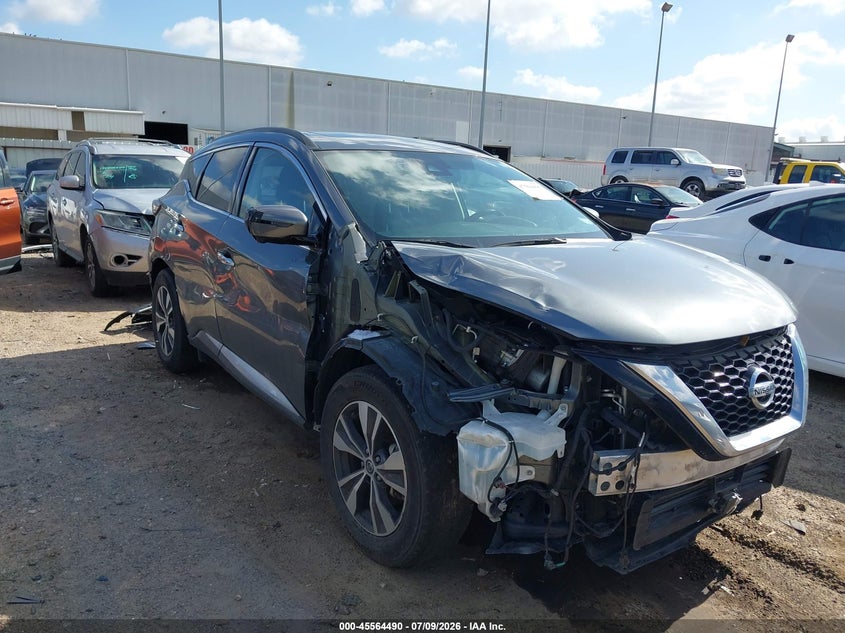 2020 Nissan Murano VIN 5N1AZ2BJ3LN168570 IAAI salvage auction — FRONT END, Salvage Title, sold $1,950 on 2026-09-03 (photo 1)