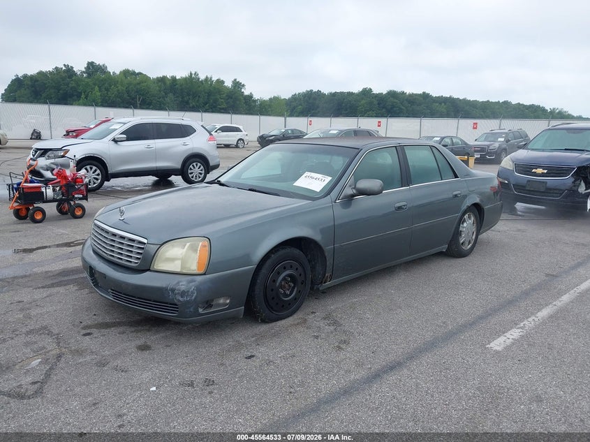 2004 Cadillac Deville VIN 1G6KD54Y54U127824 IAAI salvage auction — REAR END, Salvage (Indiana), sold $225 on 2026-09-03 (photo 2)