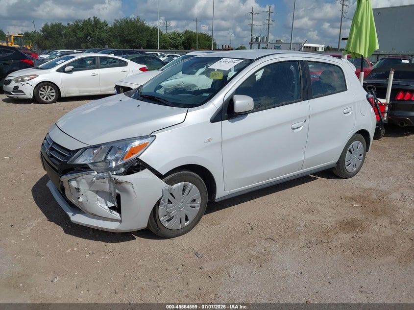 2024 Mitsubishi Mirage VIN ML32AUHJ7RH023108 IAAI salvage auction — LEFT FRONT, Enterprise Vehicles Clear Only (Missouri), sold $7,850 on 2026-07-09 (photo 2)
