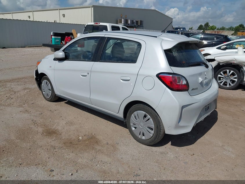 2024 Mitsubishi Mirage VIN ML32AUHJ7RH023108 IAAI salvage auction — LEFT FRONT, Enterprise Vehicles Clear Only (Missouri), sold $7,850 on 2026-07-09 (photo 3)