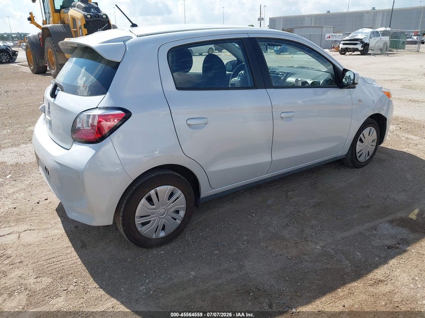 2024 Mitsubishi Mirage VIN ML32AUHJ7RH023108 IAAI salvage auction — LEFT FRONT, Enterprise Vehicles Clear Only (Missouri), sold $7,850 on 2026-07-09 (photo 4)