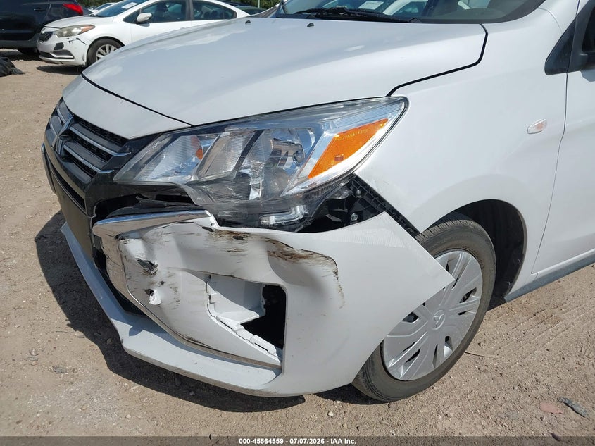 2024 Mitsubishi Mirage VIN ML32AUHJ7RH023108 IAAI salvage auction — LEFT FRONT, Enterprise Vehicles Clear Only (Missouri), sold $7,850 on 2026-07-09 (photo 6)