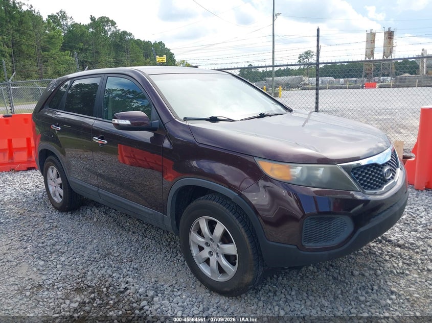 2011 Kia Sorento VIN 5XYKT3A11BG159003 IAAI salvage auction — LEFT FRONT, Clear (Mississippi), sold $1,700 on 2026-07-17 (photo 1)