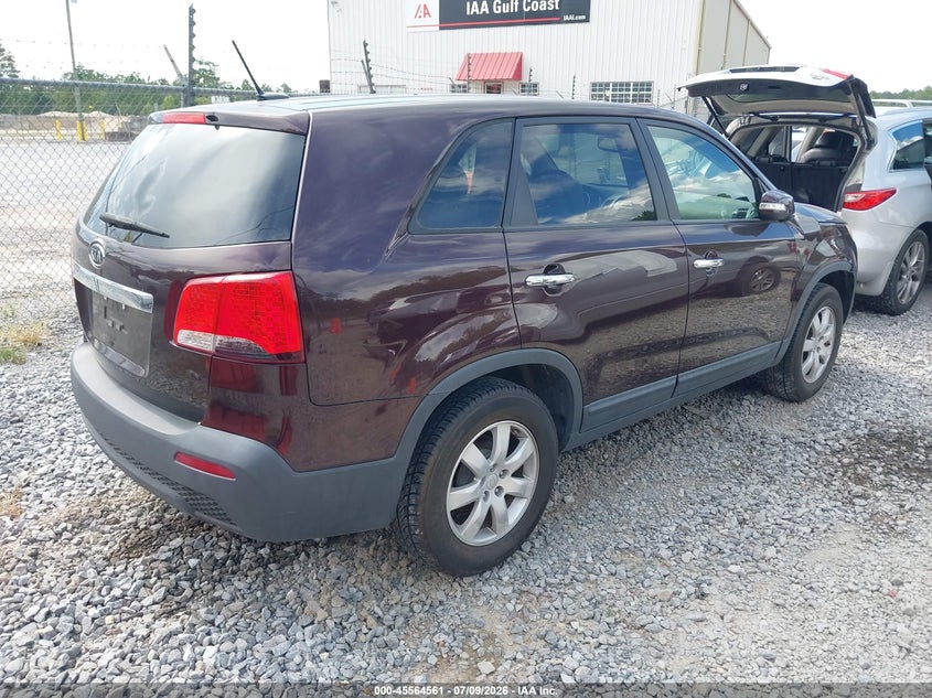 2011 Kia Sorento VIN 5XYKT3A11BG159003 IAAI salvage auction — LEFT FRONT, Clear (Mississippi), sold $1,700 on 2026-07-17 (photo 4)