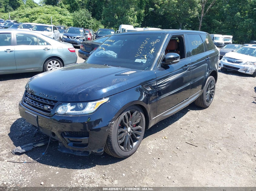 2016 Land rover Range rover sport VIN SALWR2EF7GA598495 IAAI salvage auction — RIGHT SIDE, Clear (New York), sold $3,250 on 2026-07-21 (photo 2)