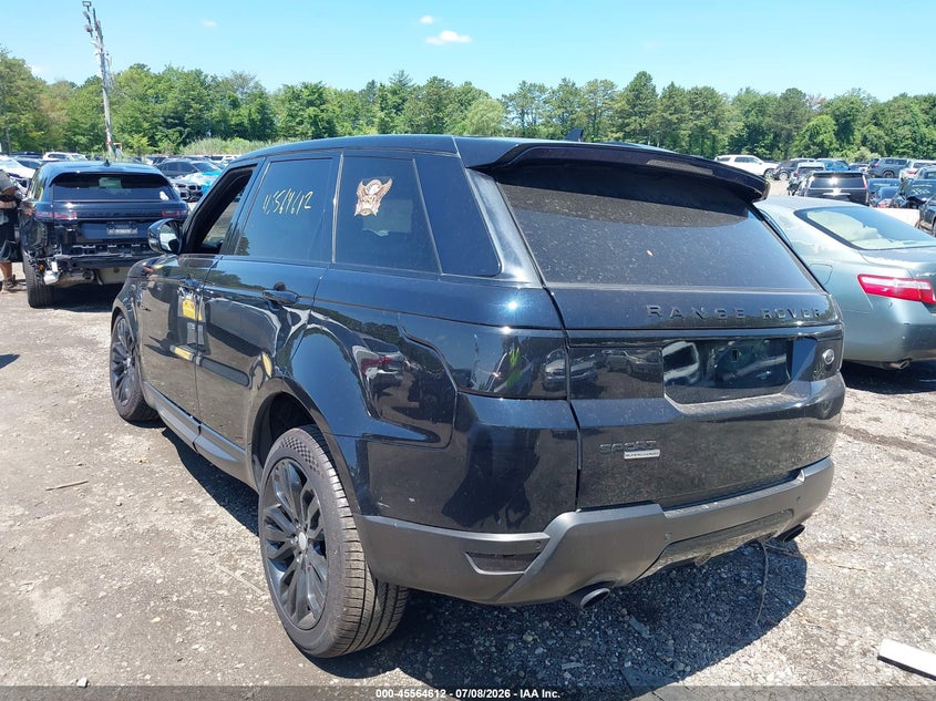 2016 Land rover Range rover sport VIN SALWR2EF7GA598495 IAAI salvage auction — RIGHT SIDE, Clear (New York), sold $3,250 on 2026-07-21 (photo 3)