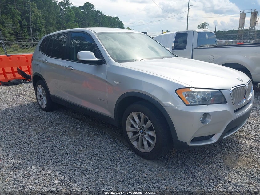 2013 BMW X3 VIN 5UXWX9C58D0A20795 IAAI salvage auction — UNKNOWN, Clear (Mississippi), sold $300 on 2026-07-17 (photo 1)