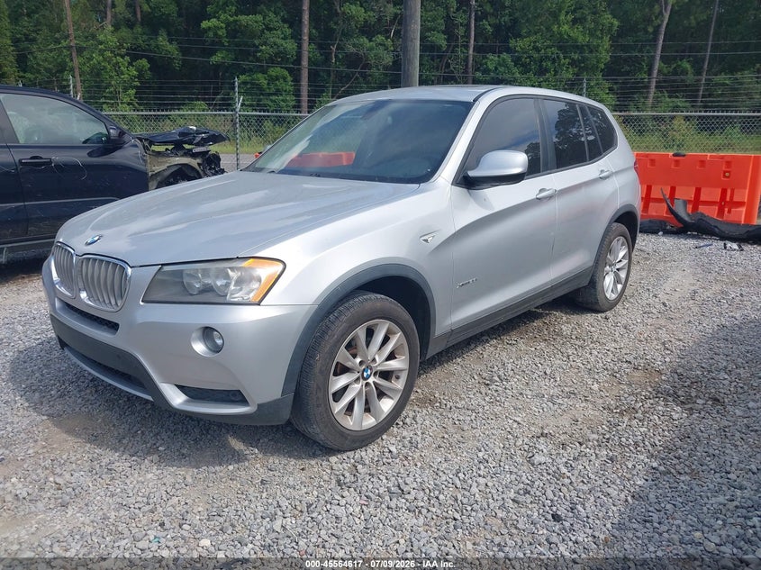 2013 BMW X3 VIN 5UXWX9C58D0A20795 IAAI salvage auction — UNKNOWN, Clear (Mississippi), sold $300 on 2026-07-17 (photo 2)