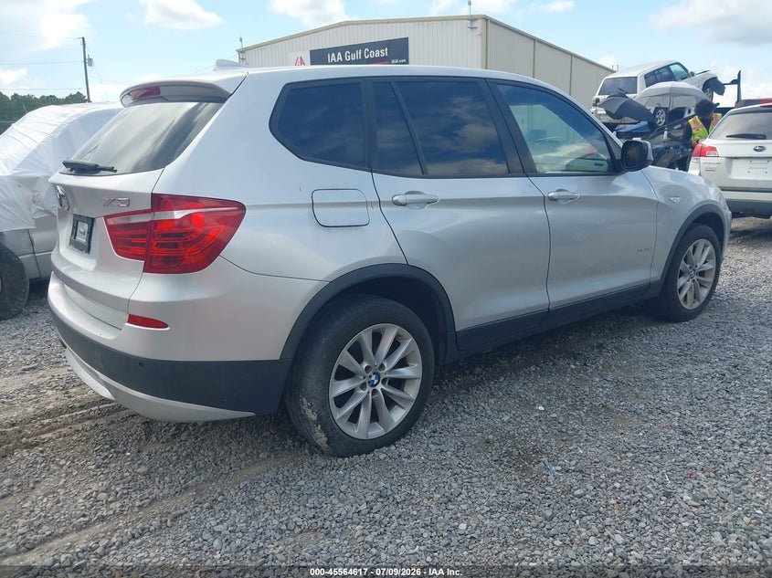2013 BMW X3 VIN 5UXWX9C58D0A20795 IAAI salvage auction — UNKNOWN, Clear (Mississippi), sold $300 on 2026-07-17 (photo 4)