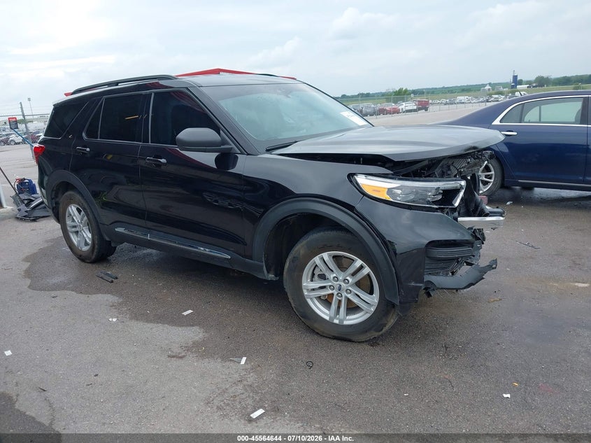 2024 Ford Explorer VIN 1FMSK8DH4RGA20401 IAAI salvage auction — FRONT END, Salvage (Nebraska), sold $4,300 on 2026-08-25 (photo 1)