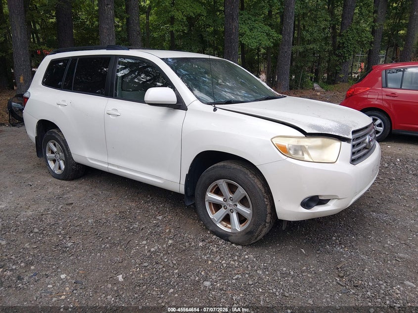 2008 Toyota Highlander VIN JTEES41A882024430 IAAI salvage auction — NORMAL WEAR, Clear (Virginia), sold $375 on 2026-07-21 (photo 1)