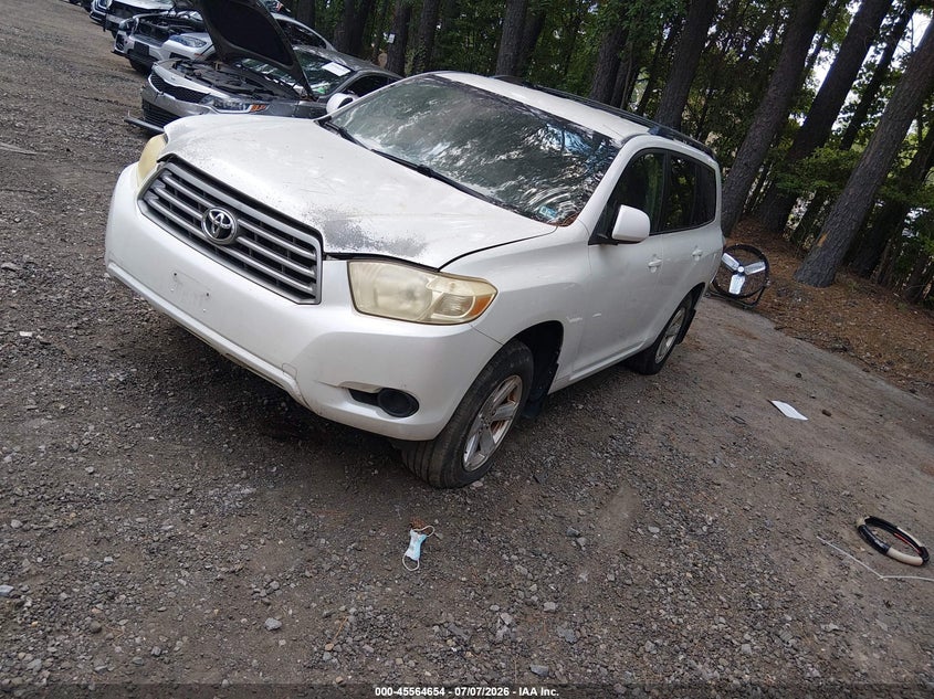 2008 Toyota Highlander VIN JTEES41A882024430 IAAI salvage auction — NORMAL WEAR, Clear (Virginia), sold $375 on 2026-07-21 (photo 2)