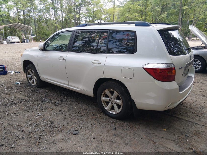 2008 Toyota Highlander VIN JTEES41A882024430 IAAI salvage auction — NORMAL WEAR, Clear (Virginia), sold $375 on 2026-07-21 (photo 3)
