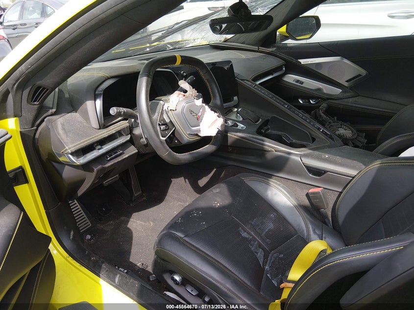 2023 Chevrolet Corvette VIN 1G1YC2D43P5111862 IAAI salvage auction — FRONT & REAR, Salvage (Tennessee), sold $11,600 on 2026-07-29 (photo 5)