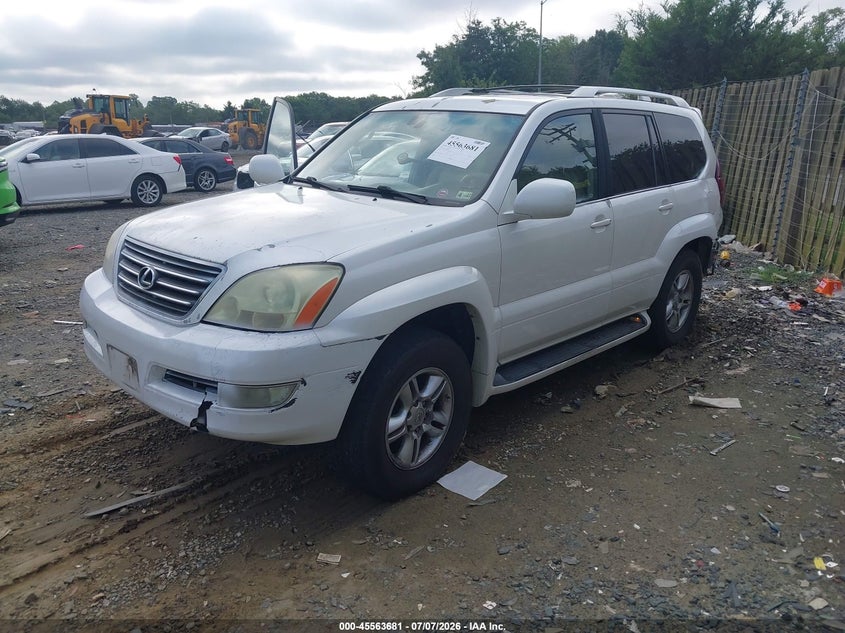 2004 Lexus Gx 470 VIN JTJBT20X940064601 IAAI salvage auction — NORMAL WEAR, Clear (Virginia), sold $2,000 on 2026-07-20 (photo 2)
