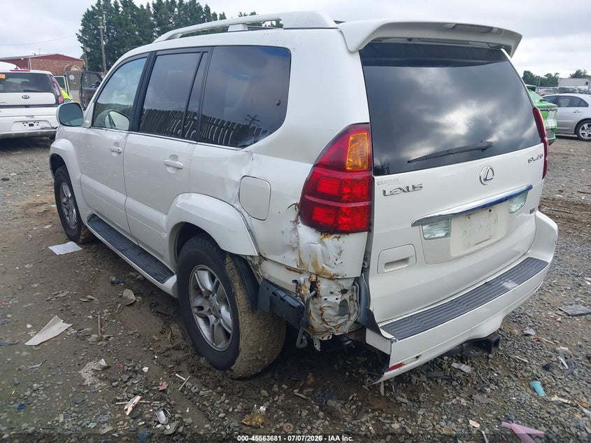 2004 Lexus Gx 470 VIN JTJBT20X940064601 IAAI salvage auction — NORMAL WEAR, Clear (Virginia), sold $2,000 on 2026-07-20 (photo 3)