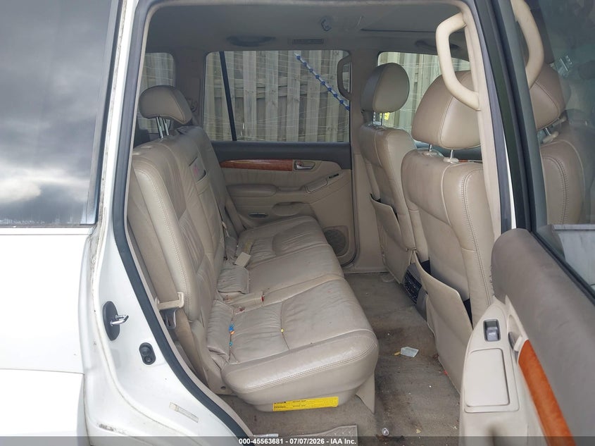 2004 Lexus Gx 470 VIN JTJBT20X940064601 IAAI salvage auction — NORMAL WEAR, Clear (Virginia), sold $2,000 on 2026-07-20 (photo 8)