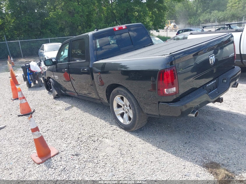 2015 Ram 1500 VIN 1C6RR7MTXFS699555 IAAI salvage auction — FRONT END, Salvage Title, sold $3,400 on 2026-07-29 (photo 3)