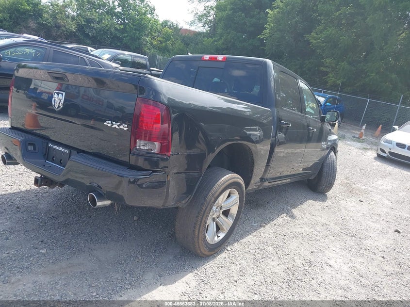 2015 Ram 1500 VIN 1C6RR7MTXFS699555 IAAI salvage auction — FRONT END, Salvage Title, sold $3,400 on 2026-07-29 (photo 4)