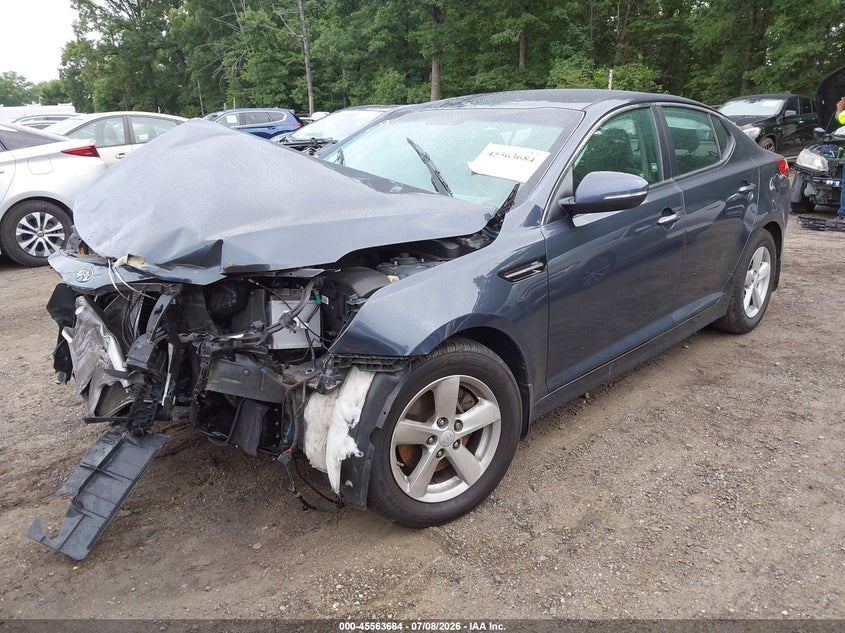 2015 Kia Optima VIN KNAGM4A72F5534163 IAAI salvage auction — FRONT END, Salvage - Greater Than 75% (Maryland), sold $325 on 2026-07-22 (photo 2)