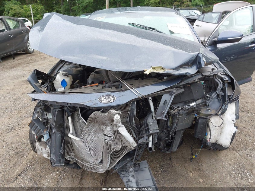 2015 Kia Optima VIN KNAGM4A72F5534163 IAAI salvage auction — FRONT END, Salvage - Greater Than 75% (Maryland), sold $325 on 2026-07-22 (photo 6)