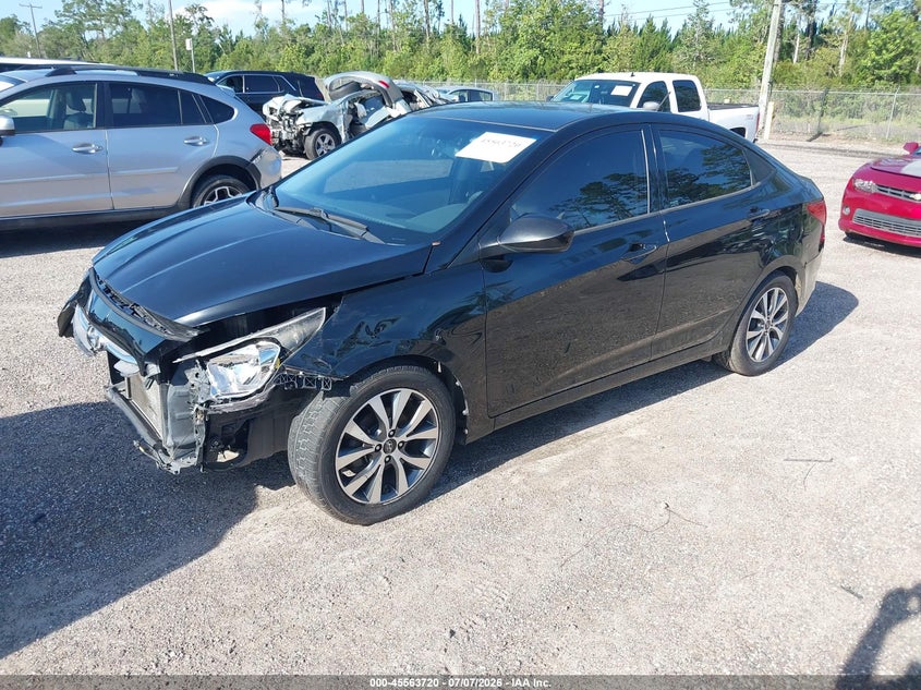 2017 Hyundai Accent VIN KMHCT4AE2HU370615 IAAI salvage auction — FRONT END, Salvage Title, sold $575 on 2026-07-14 (photo 2)