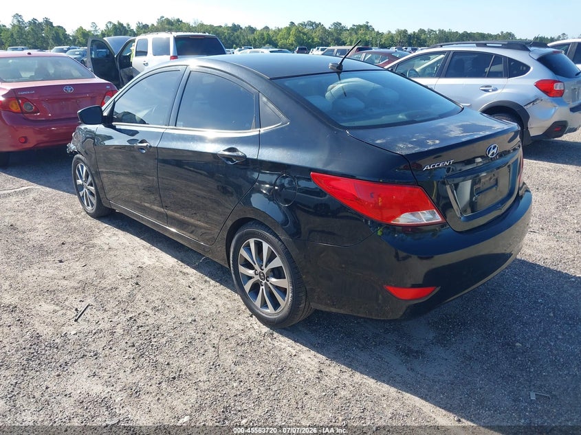 2017 Hyundai Accent VIN KMHCT4AE2HU370615 IAAI salvage auction — FRONT END, Salvage Title, sold $575 on 2026-07-14 (photo 3)