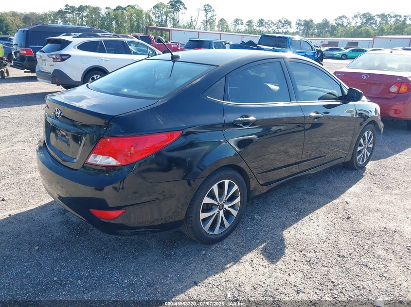 2017 Hyundai Accent VIN KMHCT4AE2HU370615 IAAI salvage auction — FRONT END, Salvage Title, sold $575 on 2026-07-14 (photo 4)