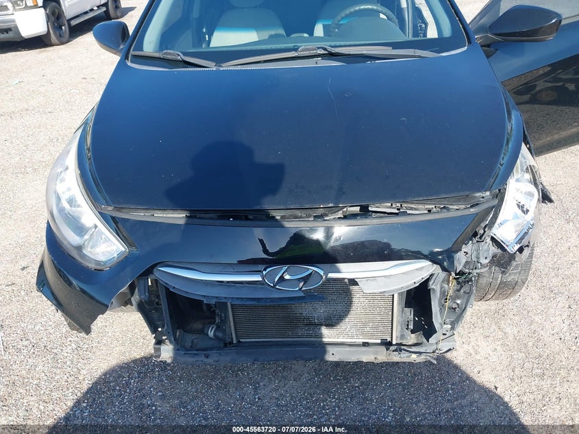 2017 Hyundai Accent VIN KMHCT4AE2HU370615 IAAI salvage auction — FRONT END, Salvage Title, sold $575 on 2026-07-14 (photo 6)